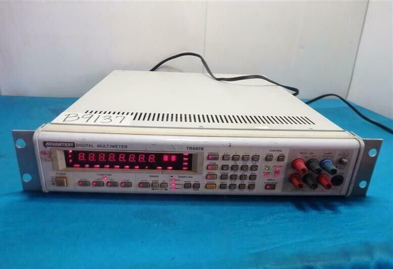 Advantest TR6878 Digital Multimeter 30 Days Warranty Expedited Shipping