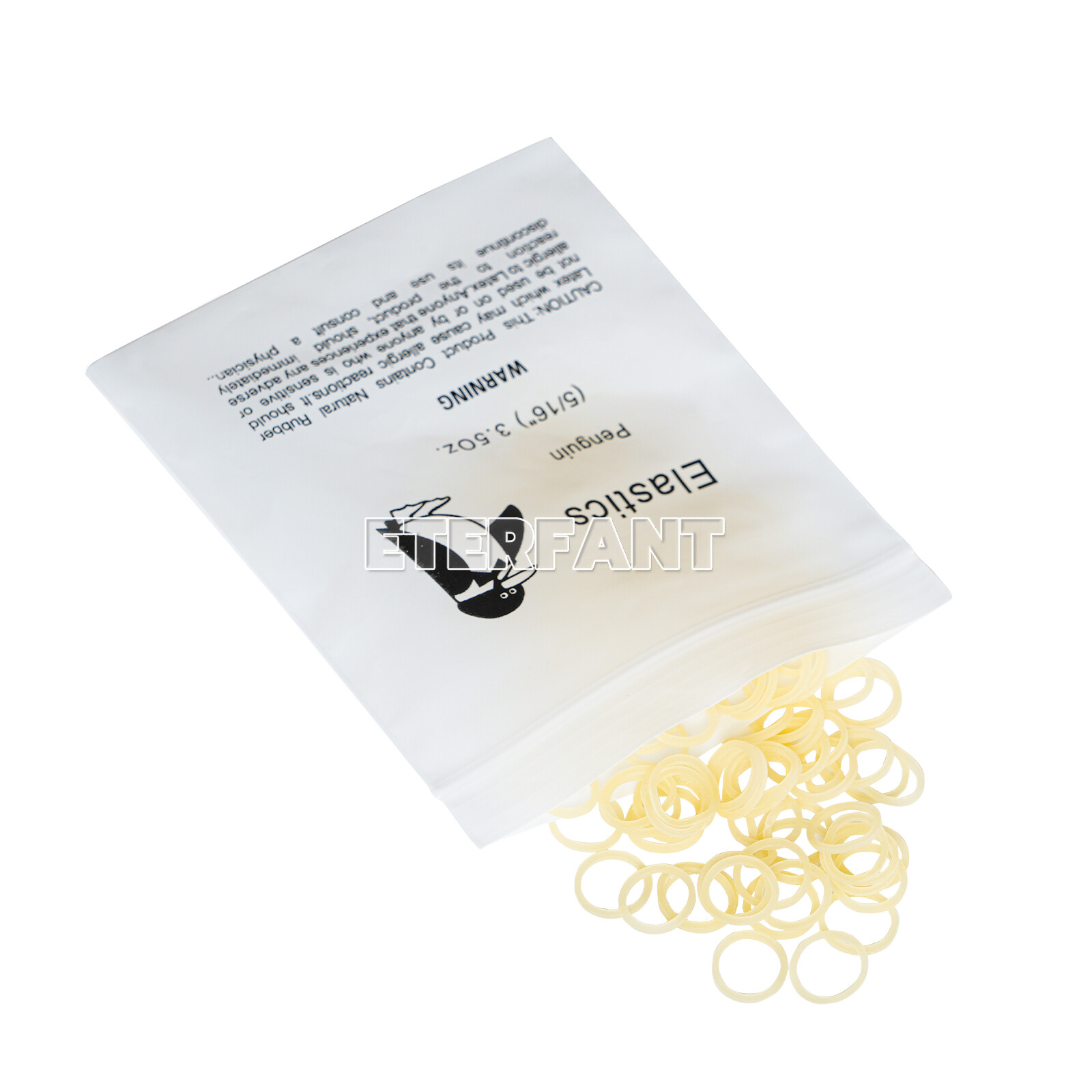 ETERFANT 5000PCs Dental Orthodontic Elastics Rubber Bands Latex Braces 3.5oz 1/8