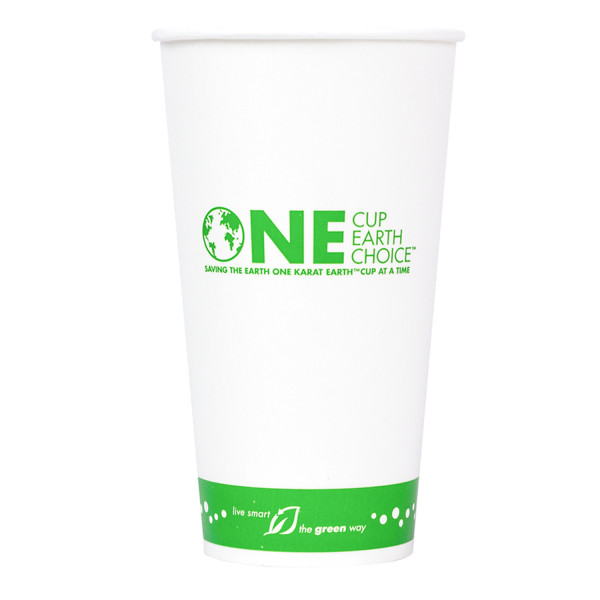 Karat Earth 32oz Eco-Friendly Paper Cold Cups (104.5mm), Generic Print – 600 pcs