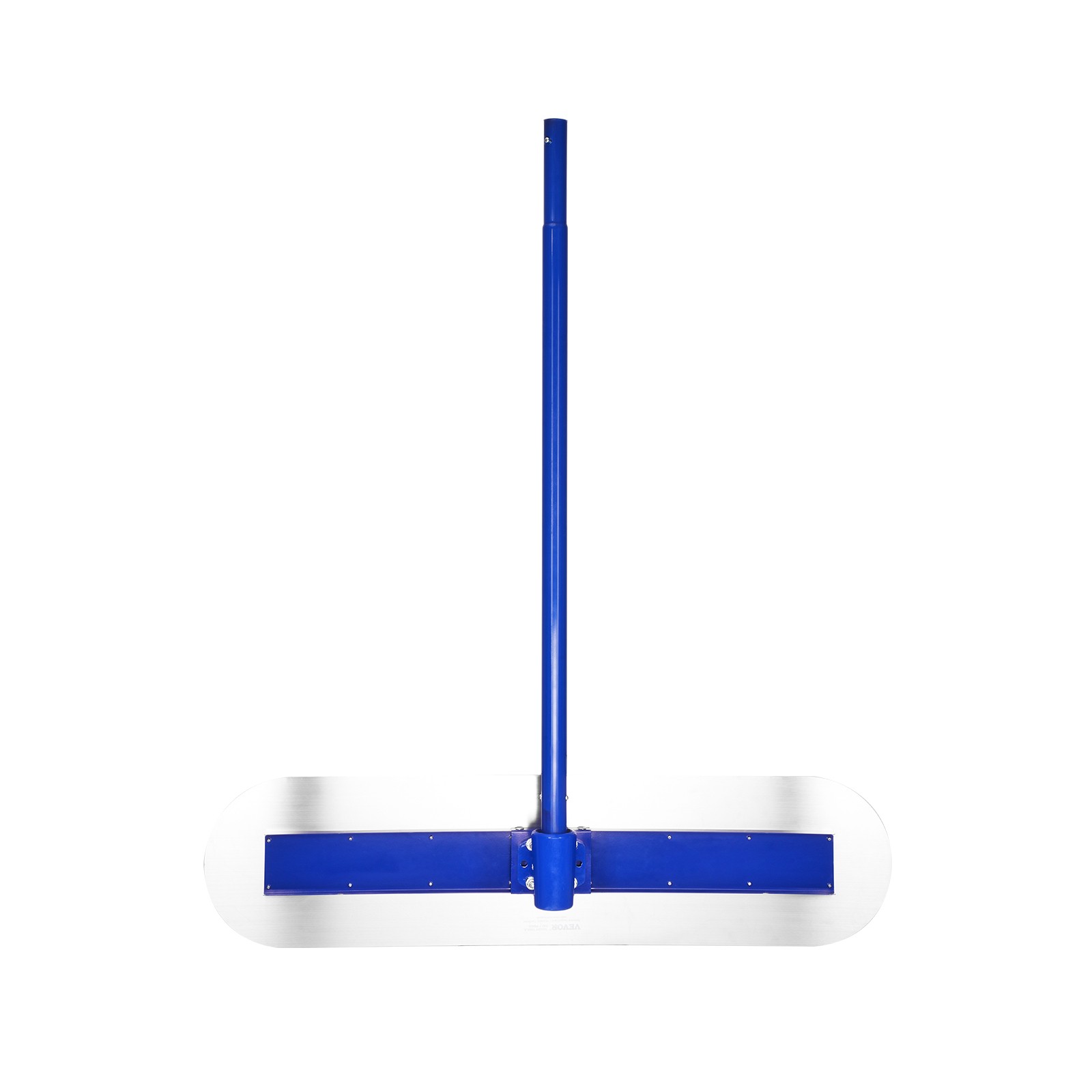 VEVOR Bull Concrete Float 47.24×7.28in, 4 Handle Round End Trowel Float Tool