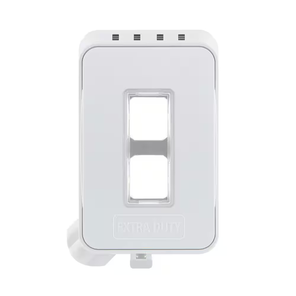 1-Gang Expandable Extra Duty Horizontal/Vertical Non-Metallic Weatherproof In-Us