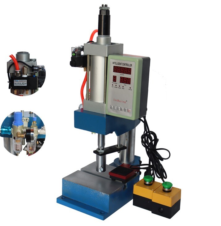 660lbs/300kg Pneumatic Punch Machine w/Display Controller Hole Dia 0.78in 110V