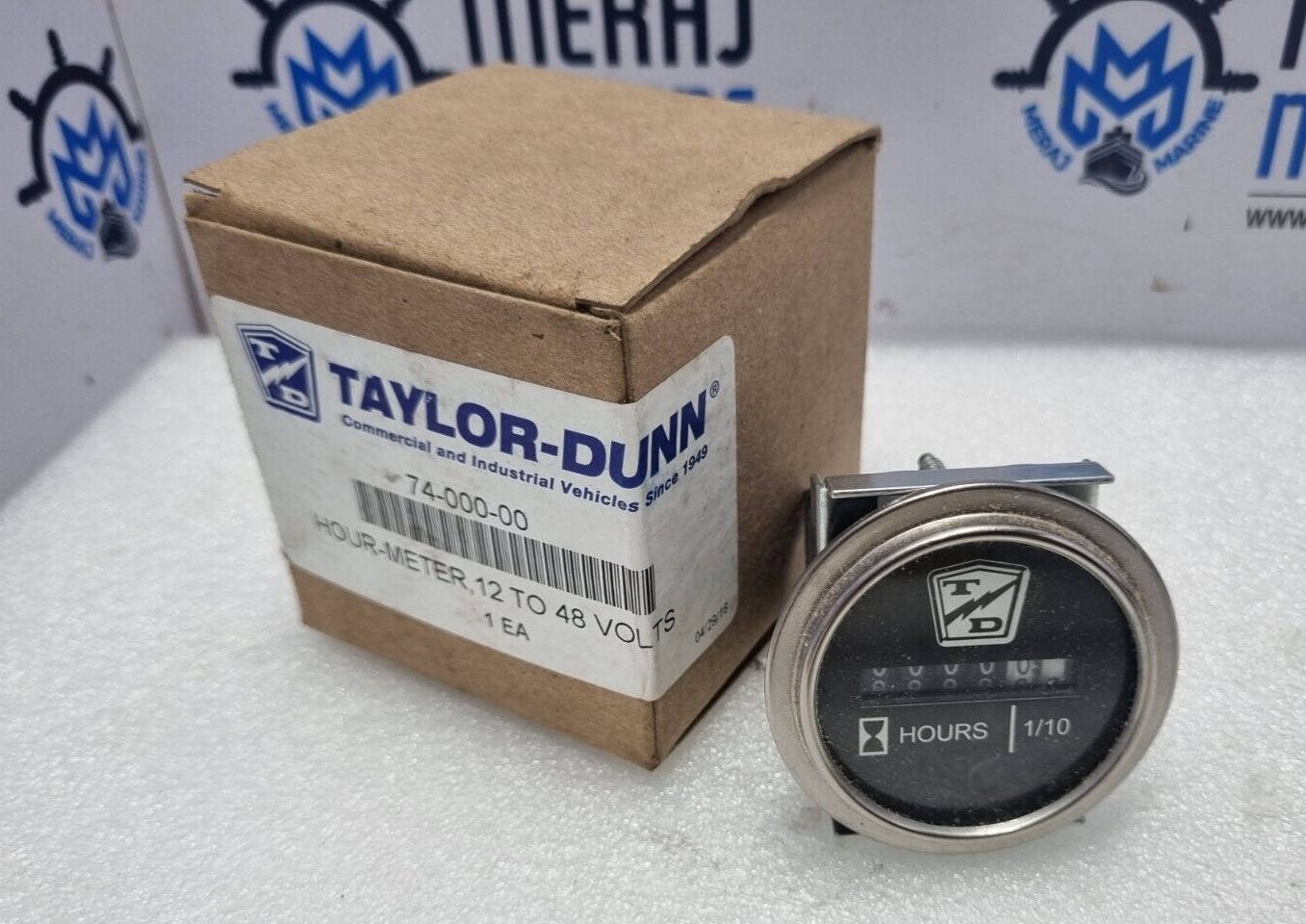 Taylor Dunn 74-000-00 Hour Meter 12 to 48 Volts