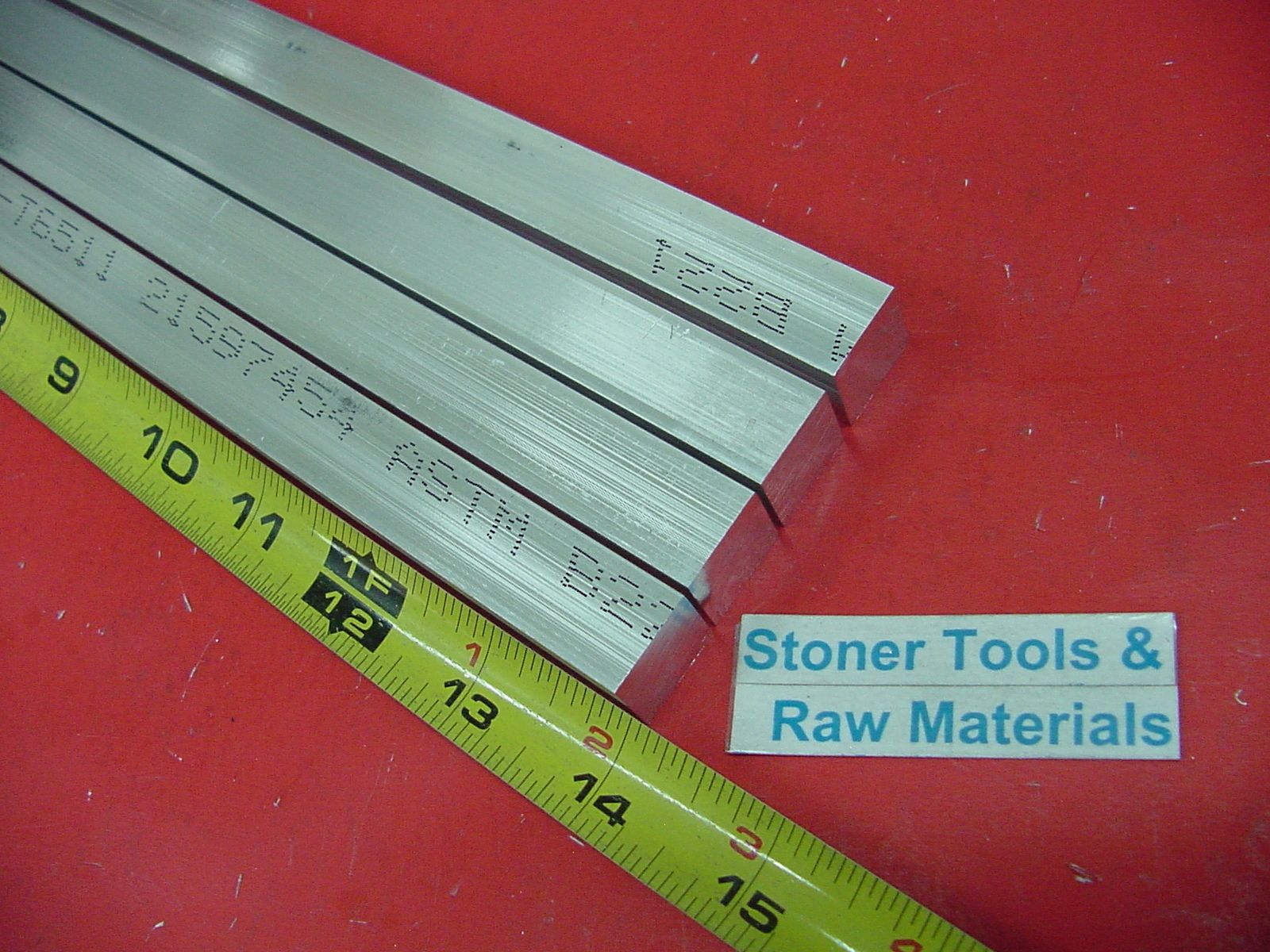 4 Pieces 1/2″ X 1″ ALUMINUM 6061 FLAT BAR 14″ long T6511 New Extruded Mill Stock