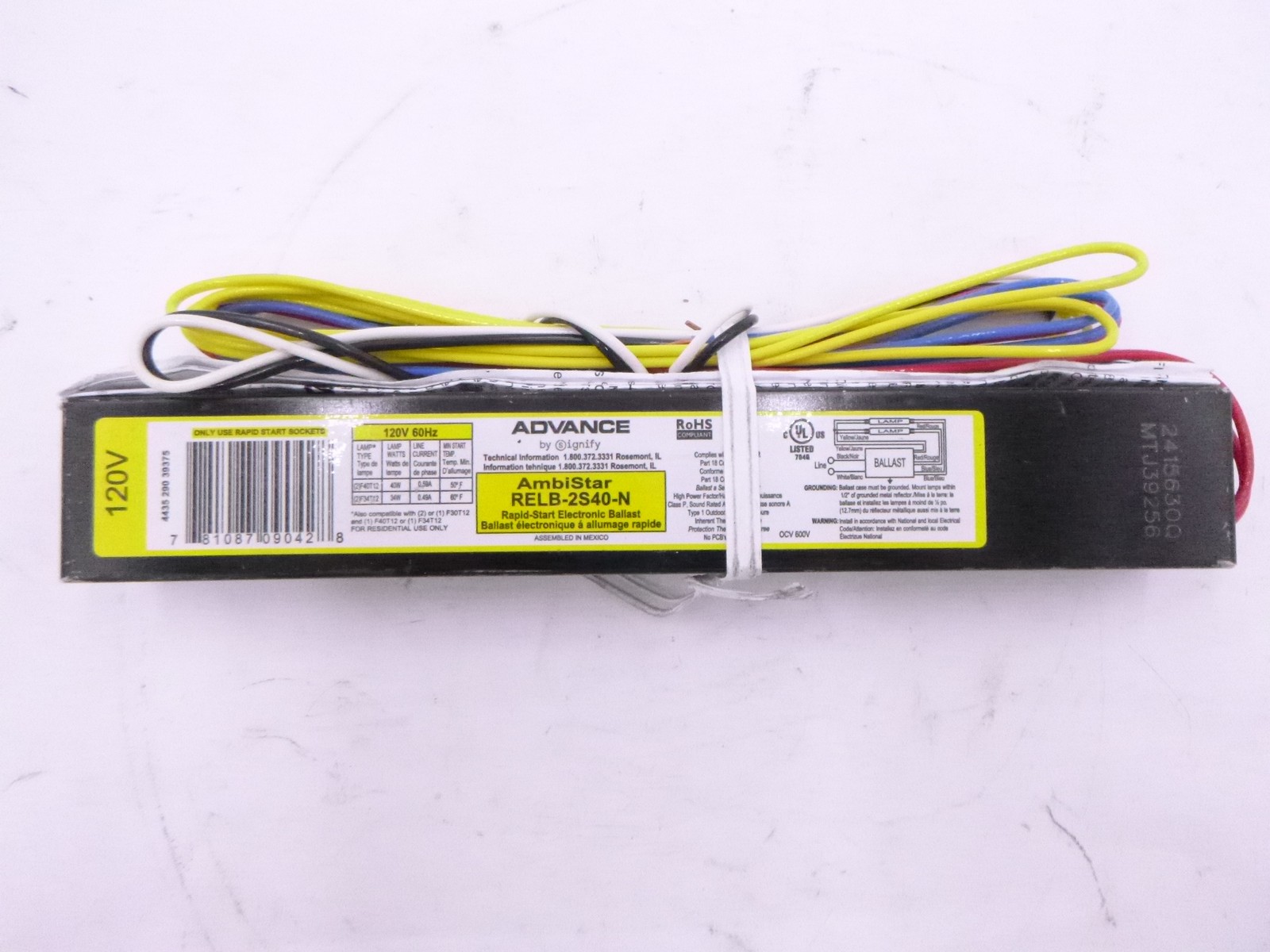 Advance By Signify RELB-2S40-N Electronic Fluorescent Residential Ballast