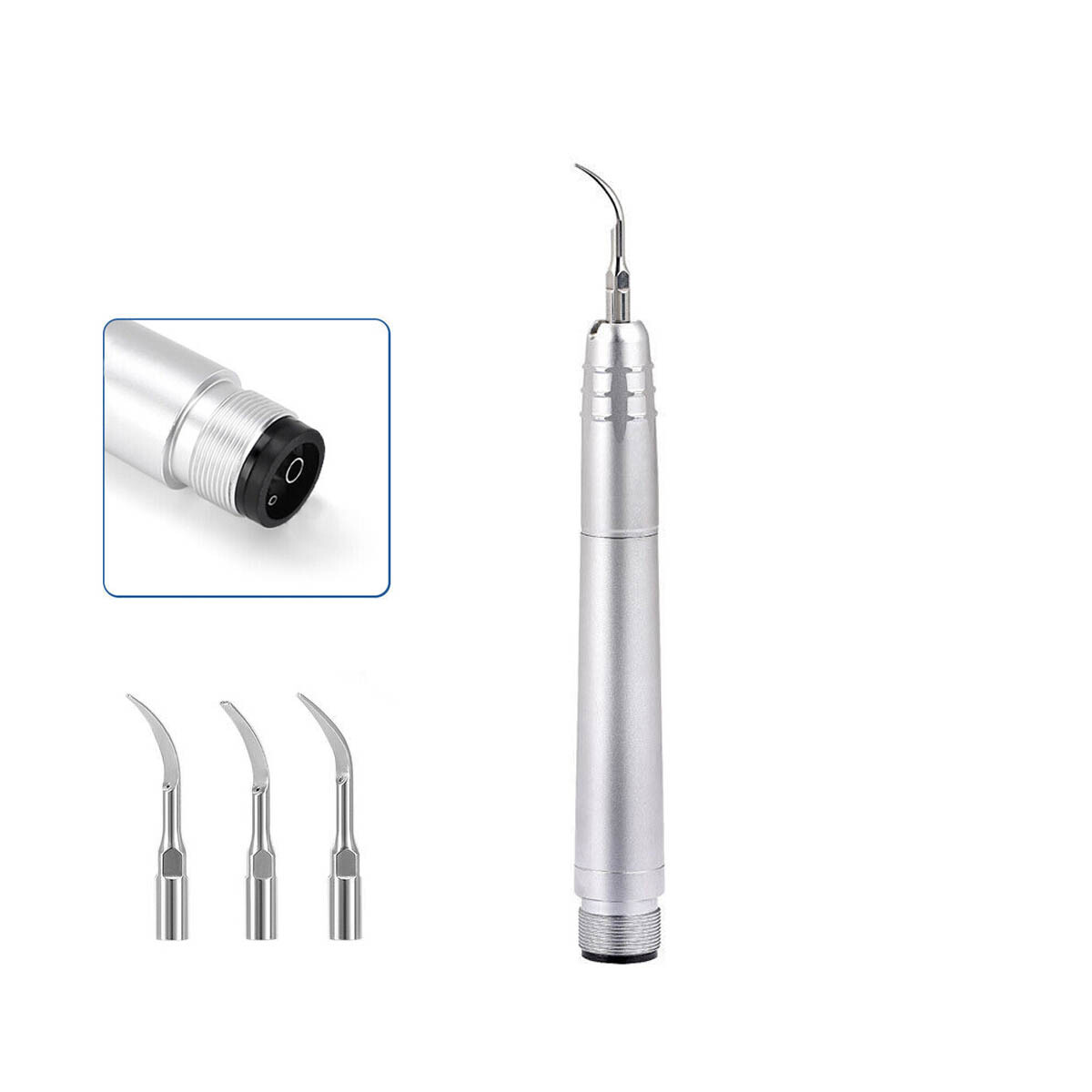 Dental Ultrasonic Air Perio Scaler Handpiece Hygienist 2 & 4-Holes 3 Tips
