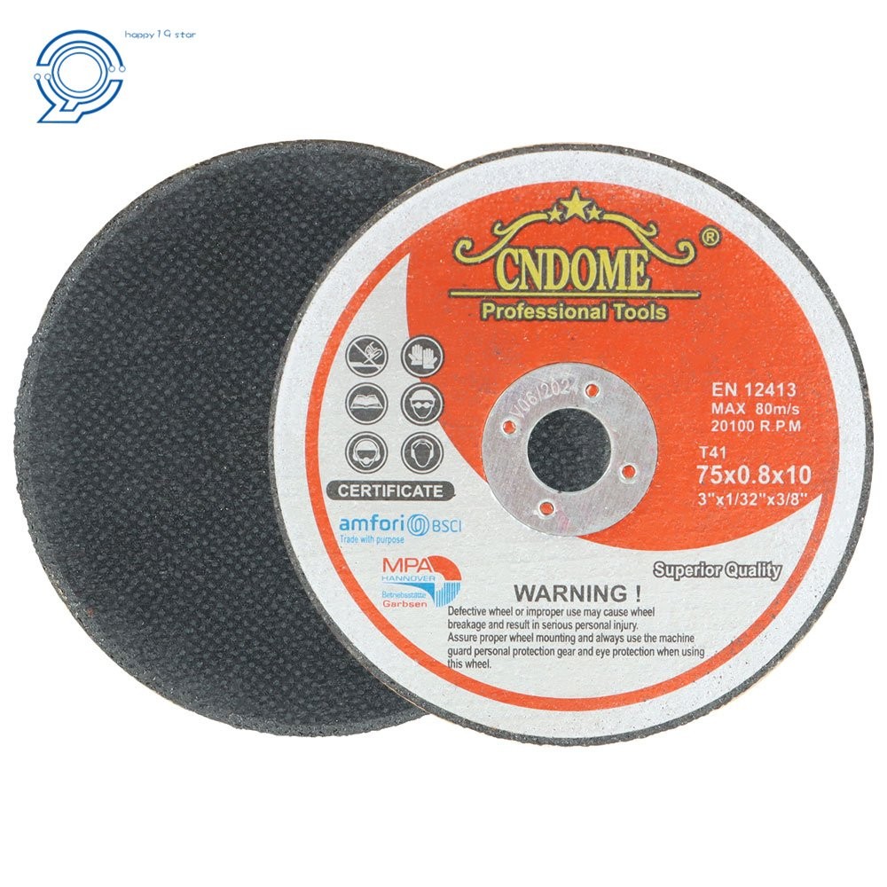 25 Pcs 3” x 1/32” x 3/8” Metal And Stainless Steel Cut Off Wheels For Die Grind