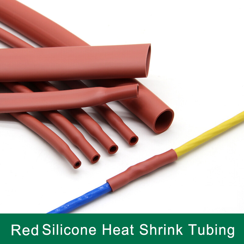 Silicone Rubber Heat Shrink Tubing Flexible Heatshrink Tube Colored 0.8 mm-30 mm