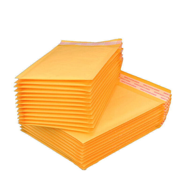 50 #0 6×10 Kraft Bubble Envelopes Padded Shipping Mailers 6.5″x9″