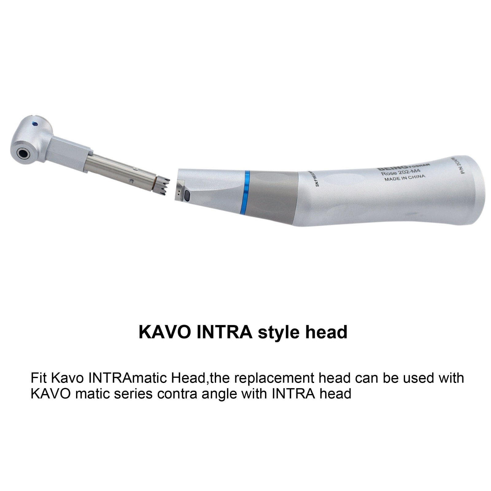 BEING Dental Fiber Optic Straight Handpiece Low Speed Contra Angle Air Motor 6H