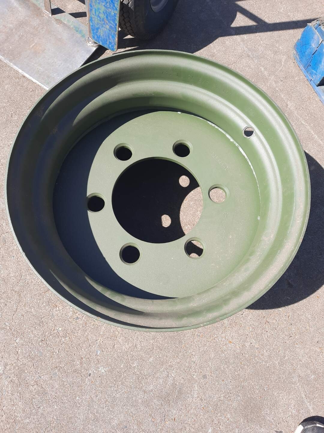 16″ x 10″ Rockwell Axle 2.5 ton Wheel Rim 6 Hole NOT FOR MILITARY DRUM BRAKE