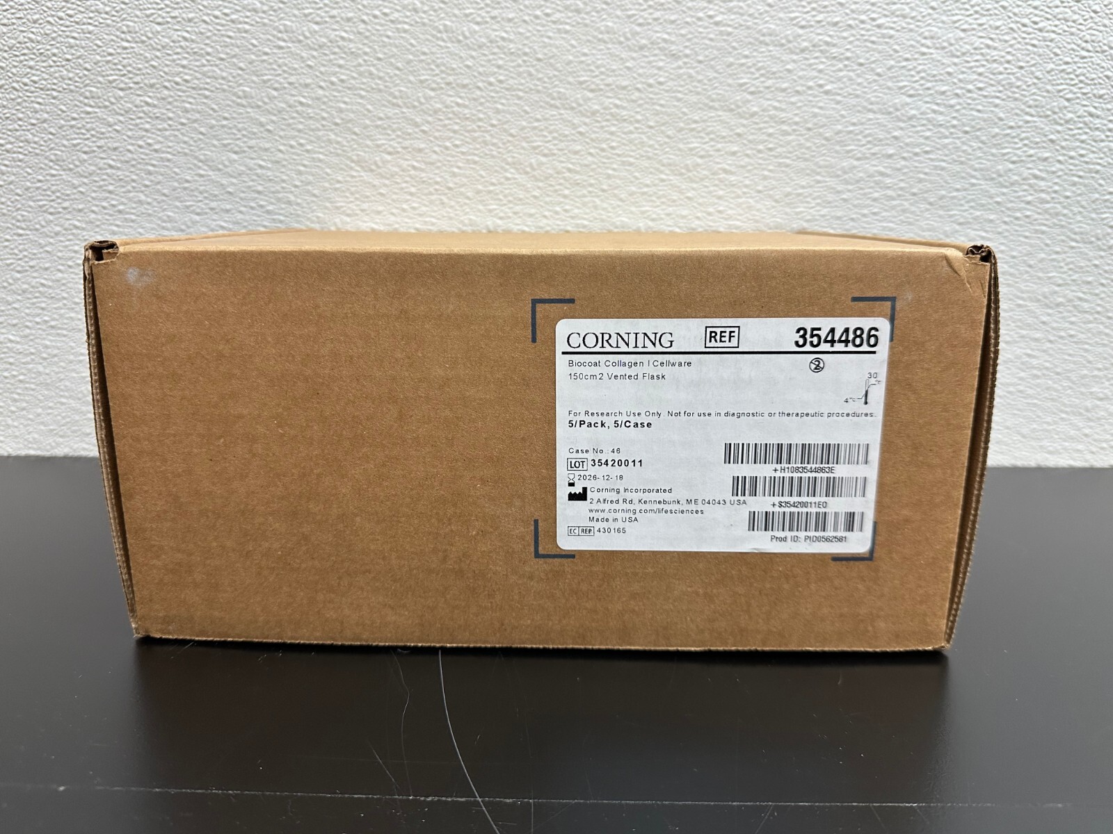 Corning REF 354486 BioCoat 150cm Rectangular Canted Neck Cell Culture Flask
