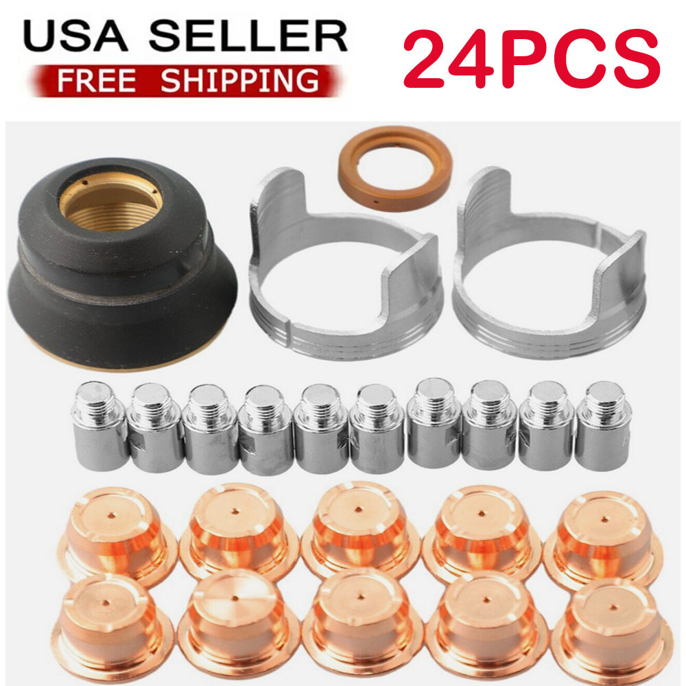 IPT40 Plasma Torch Consumables Set Tip Electrode For CUT-55DS Pro CUT-65DS USA
