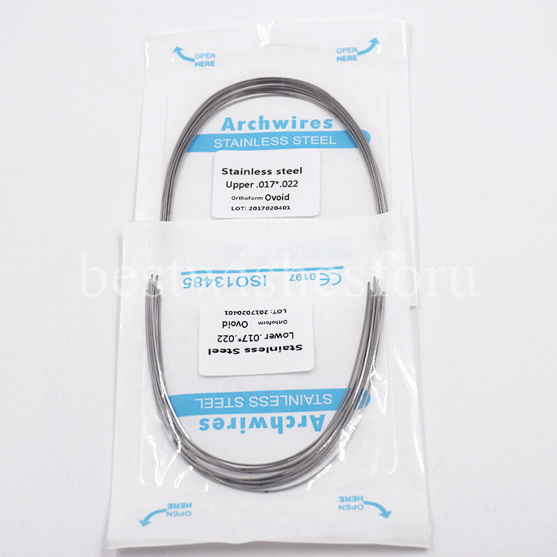 Dental Orthodontic Stainless Steel Arch Wire Rectangular Square/Ovoid/Natural