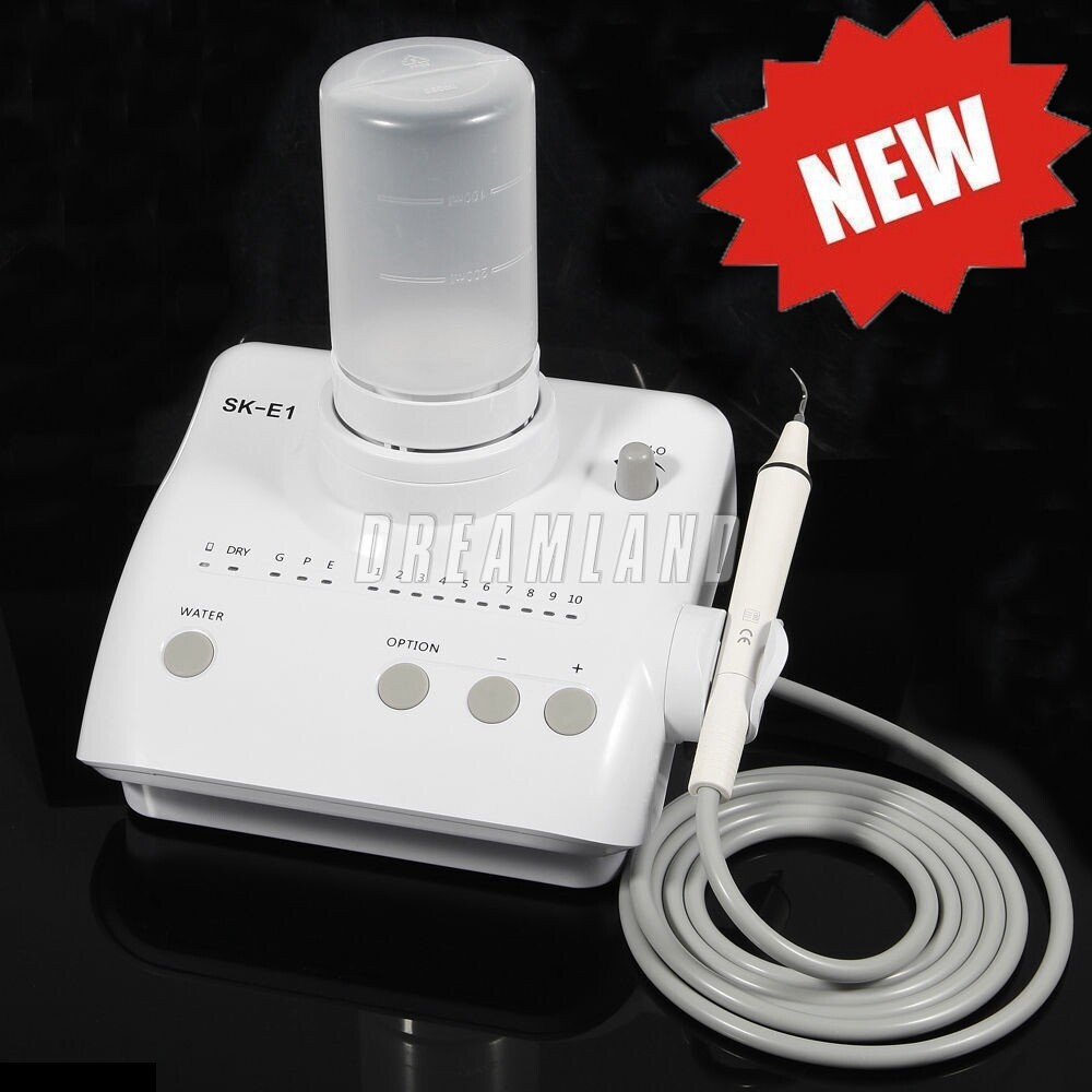 SK-E1 Dental Ultrasonic Piezo Scaler GWandpiece Tips Bottles Fit EMS HOT