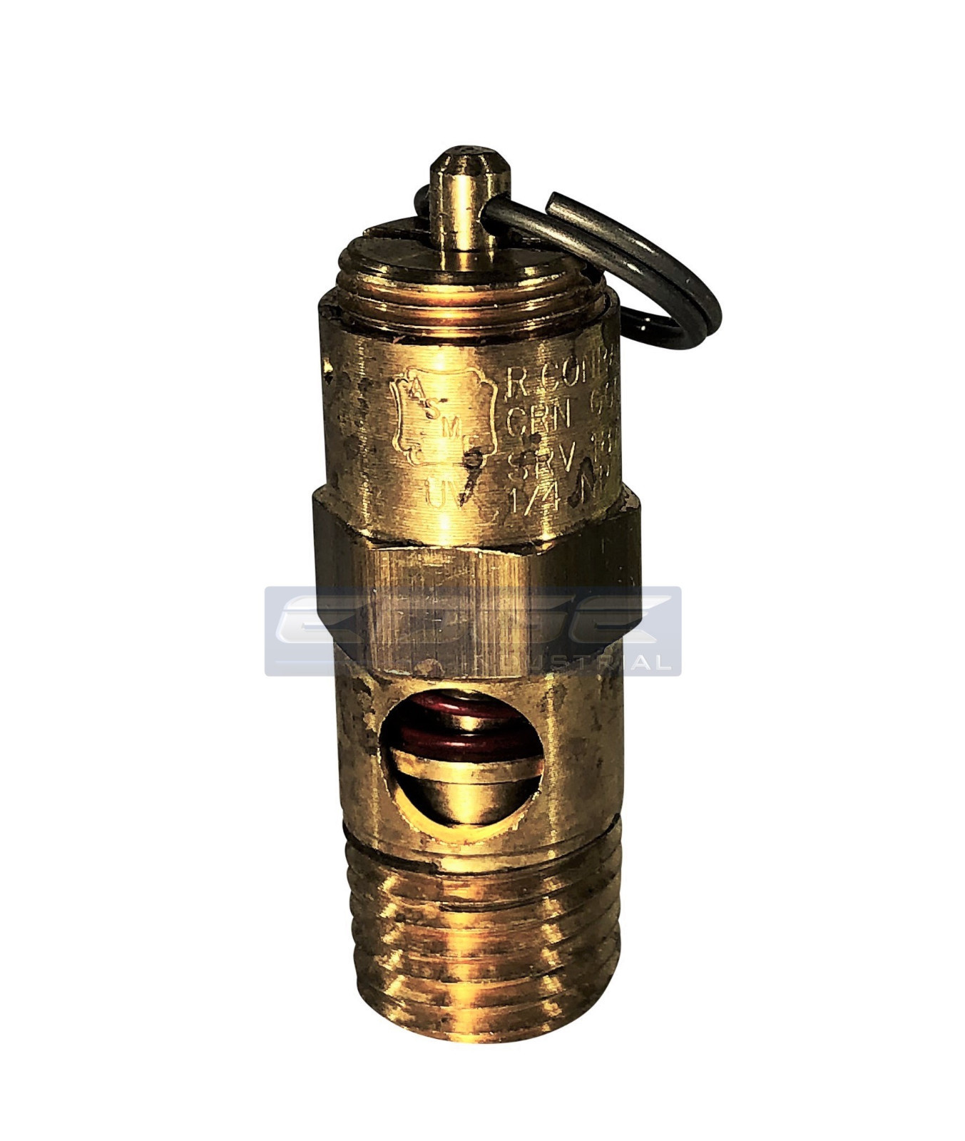 175 PSI BRASS SAFETY PRESSURE RELIEF POP OFF VALVE, AIR TANK, COMPRESSOR, 1/4″