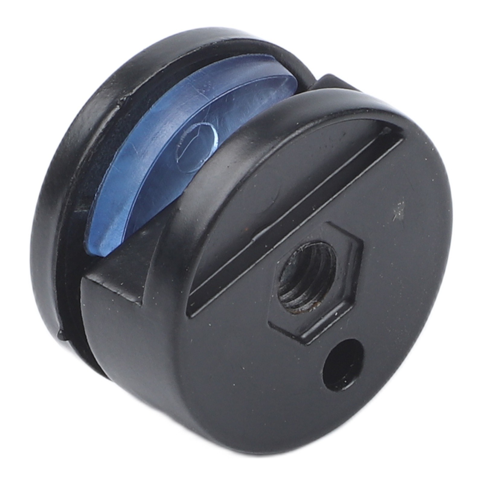 Zinc Alloy Black Mirror Holders 4pcs for 3mm to 5mm Glass Installation