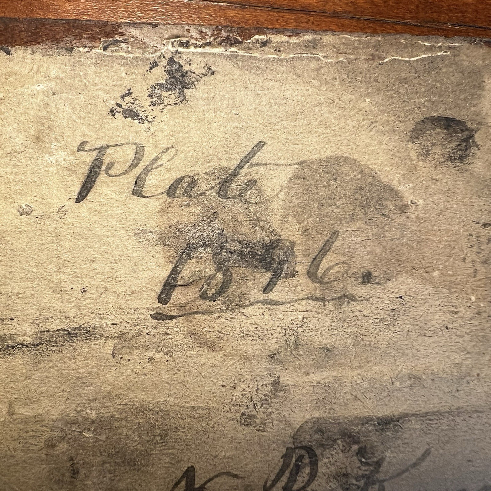 1896 Antique Copper Letterpress Printer Printing Wood Block Methodist Western PA