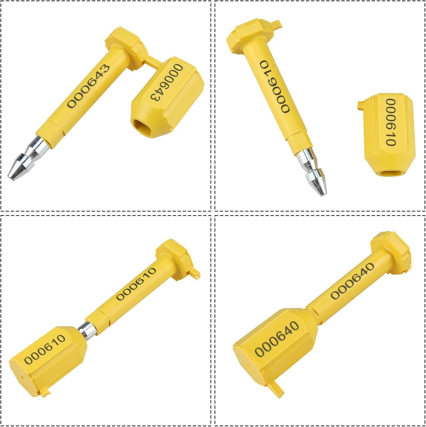 400 Pcs High Security Bolt Seal for Cargo Containers ISO & C-TPAT Certified