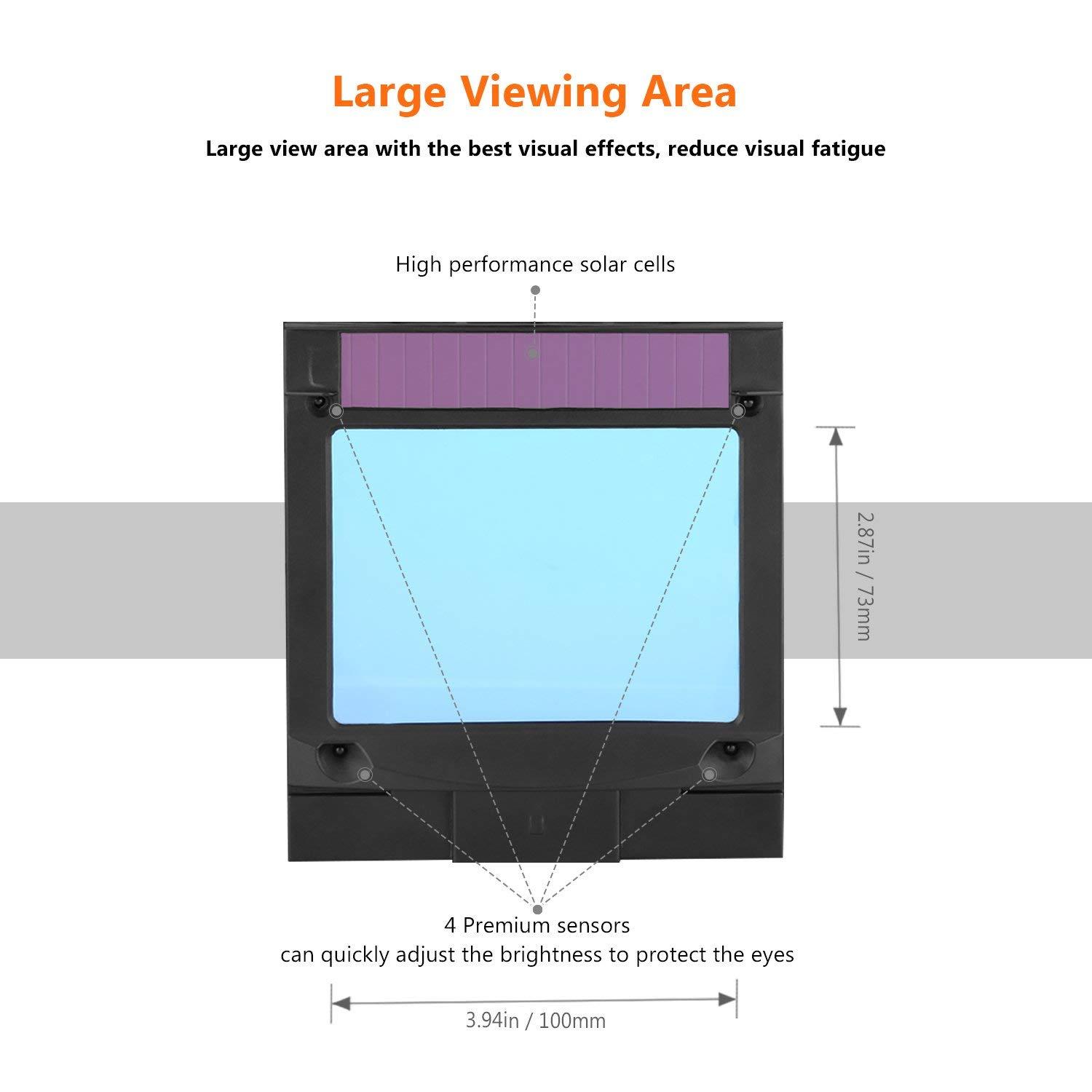WGT 4-sensors AUTO DARKENING WELDING/GRINDING HELMET big view,DIN 4-13