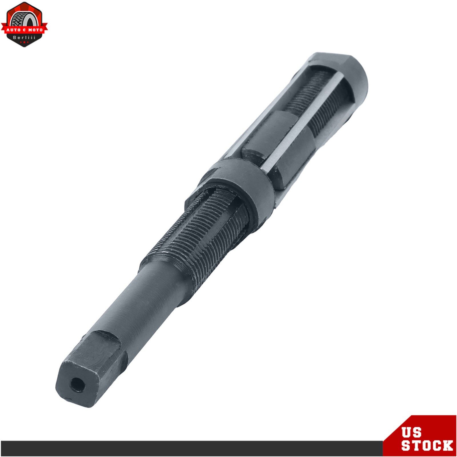 Adjustable 181mm Hand Reamer 19-21mm Cut Dia HSS 6 Flutes Milling Cutter Tool