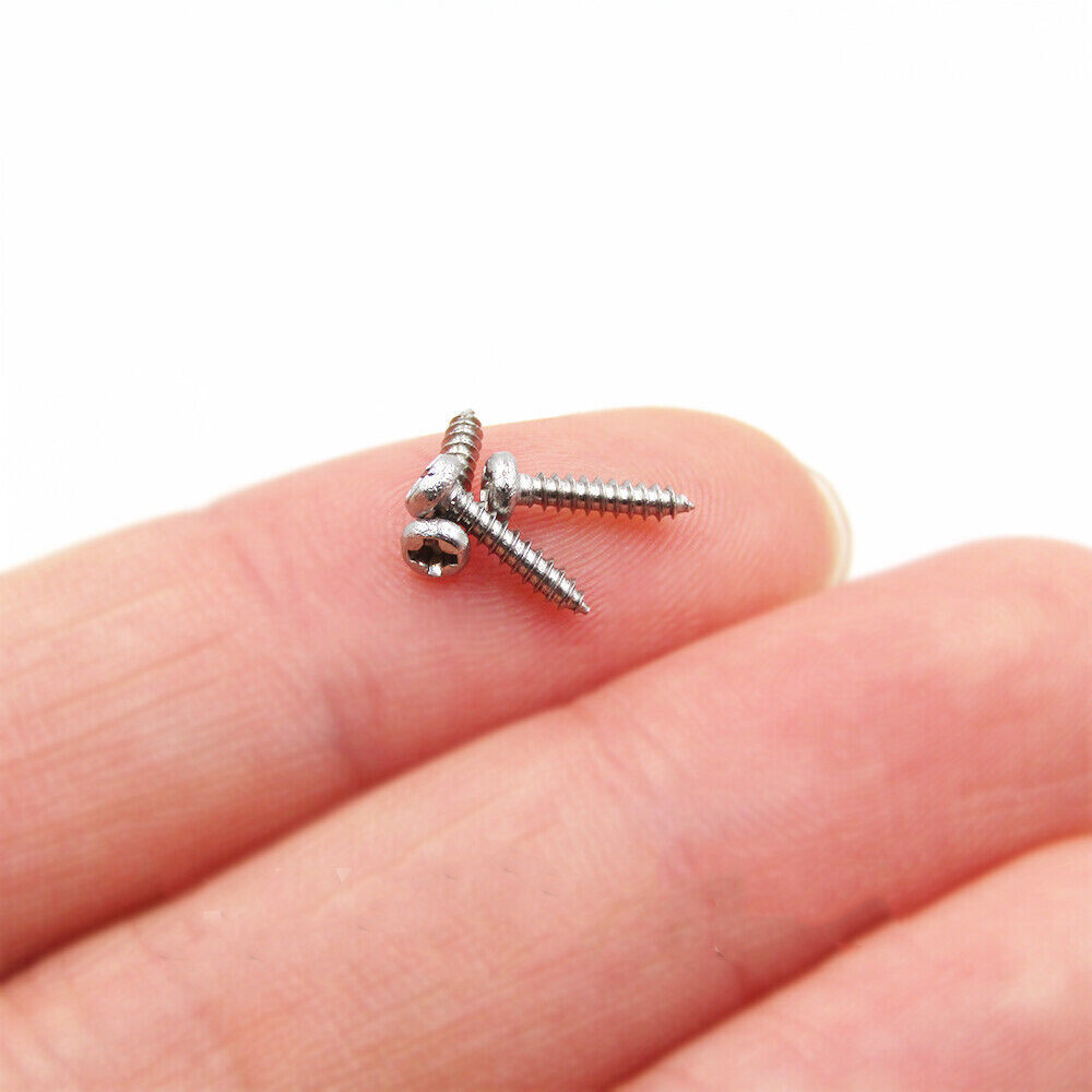 M1 M1.2 M1.4 – M2.6 Phillips Pan Head Small Self Tapping Screws 304 Stainless
