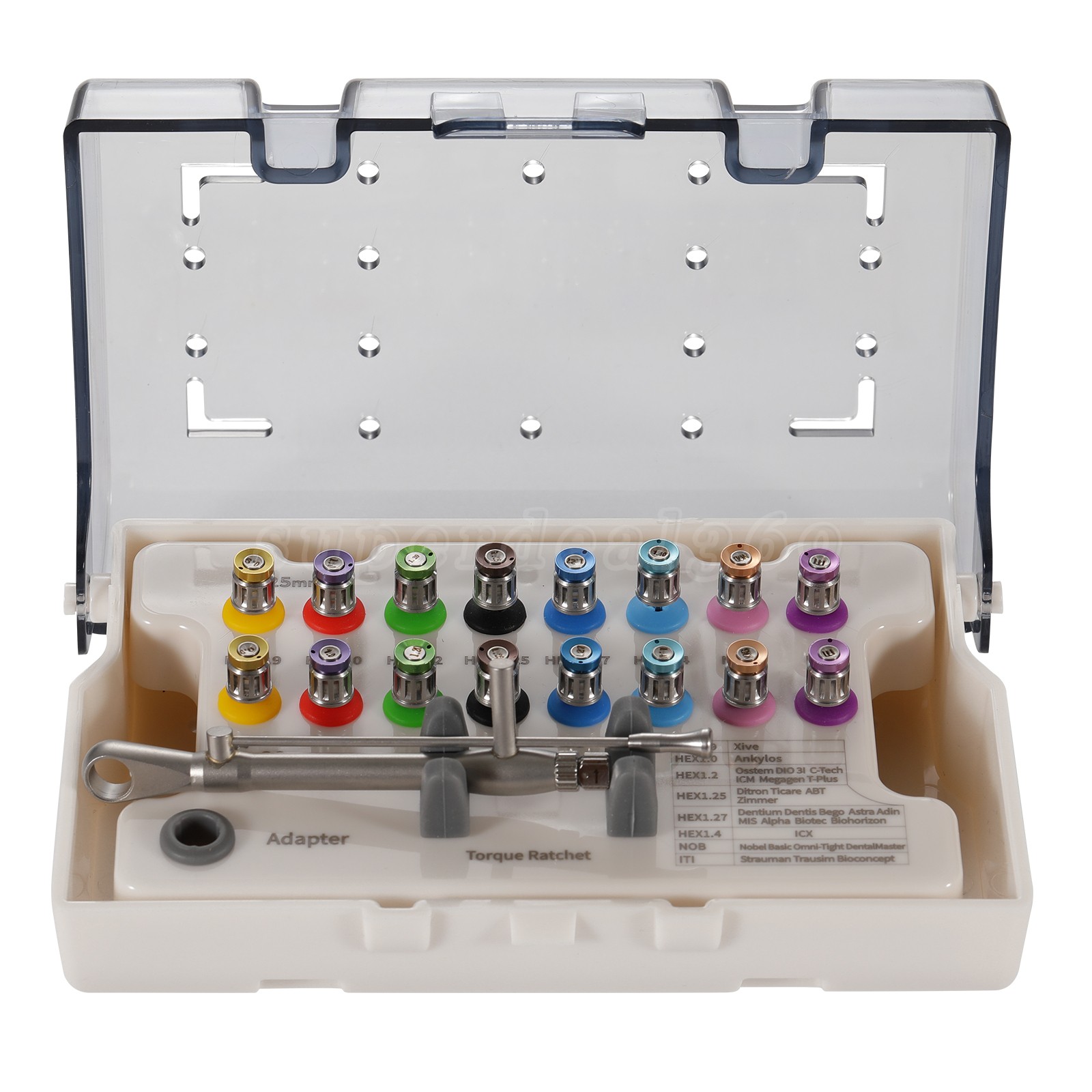 Universal Dental Implant Prosthetic Kit Torque Wrench Screw Driver Tools YB