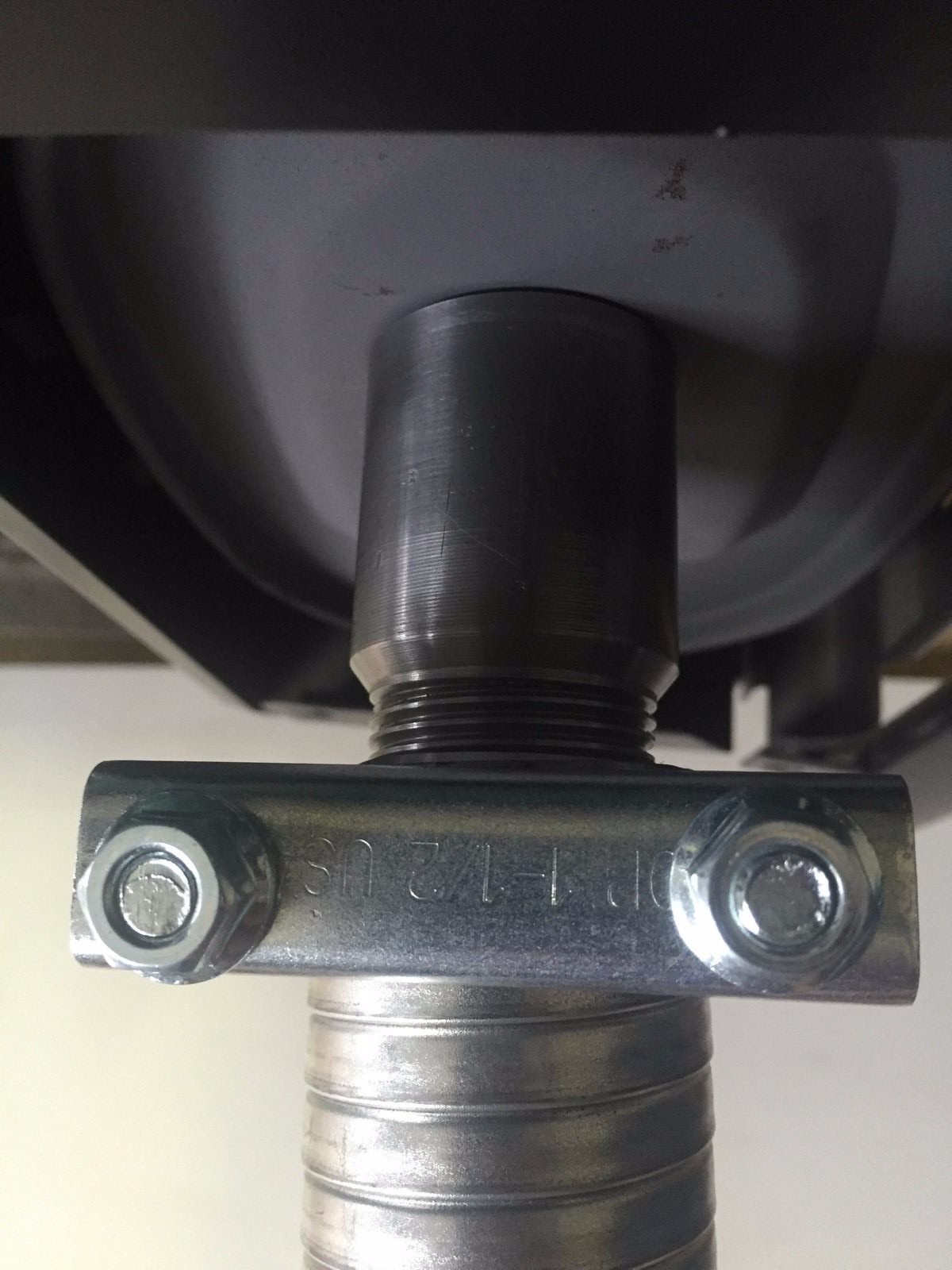 GenExhaust for Duromax (see models in description) 1-1/2″ steel exhst ext(2ft)