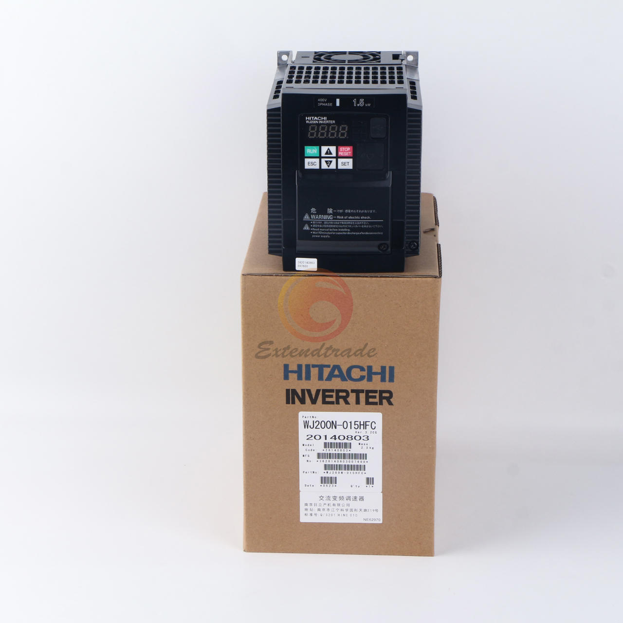 1PC NEW HITACHI INVERTER WJ200N-015HFC 1.5KW