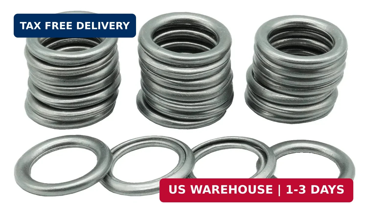 25 PCS Stainless Steel Transmission Drain Plug Gasket, Oil Crush Washer Fit 4Run