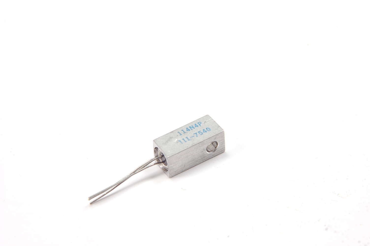 Lot of 2 – AMPEREX – 114N4P – Transistor, Germanium NPN, Vintage Metal Encased.