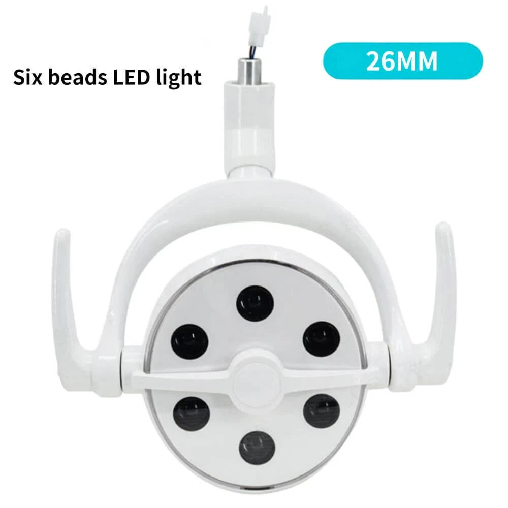 Dental Unit Chair Use Led Oral Light Lamp 6 Led 26Mm Round Shape