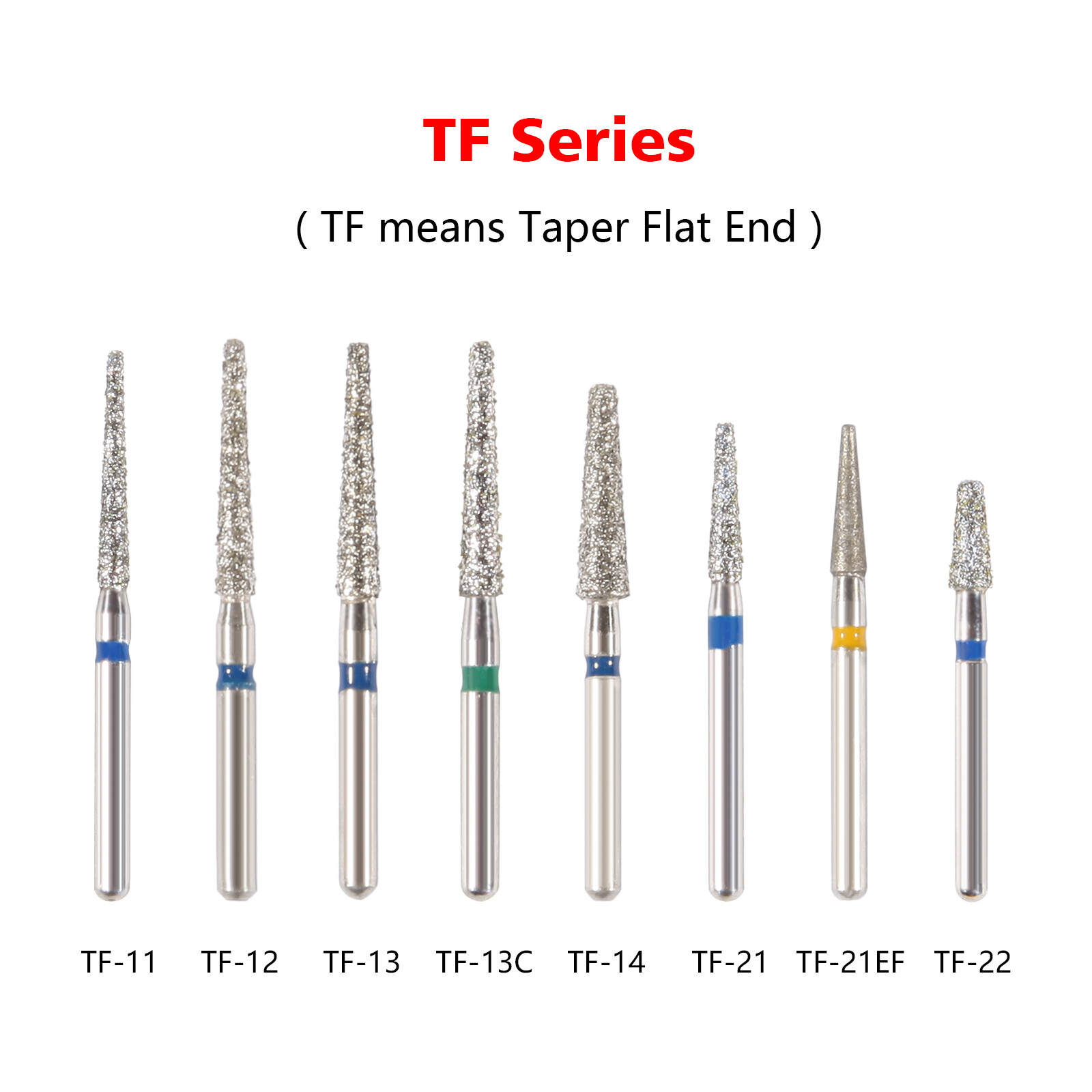 Fresas diamante Dental para agarre fricción pieza de mano de alta FG1.6mm SKYSEA
