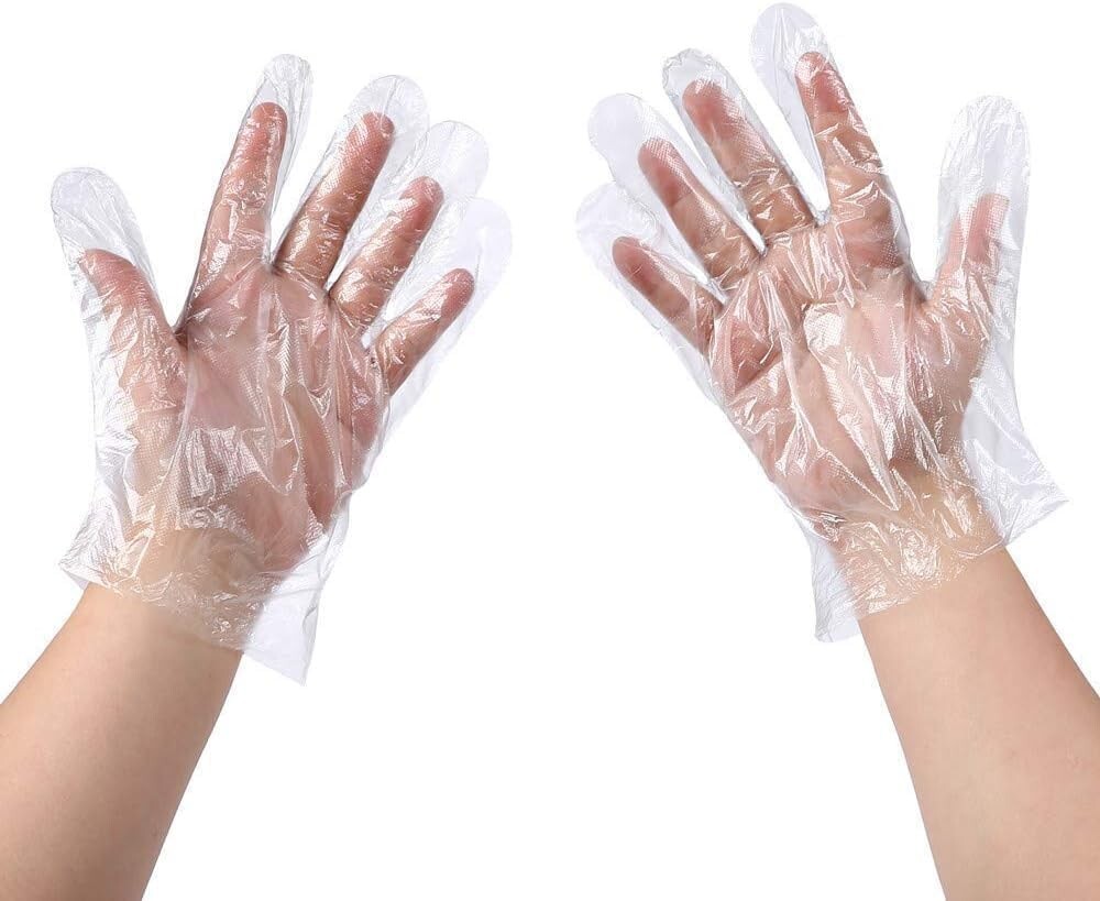 1000 pack Disposable Plastic Gloves for Food Prep Cooking Cleaning NEW