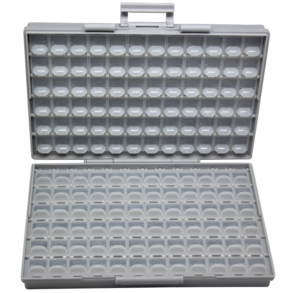 BOX-ALL-144 tiny components surface mount parts Organizer Storage lids