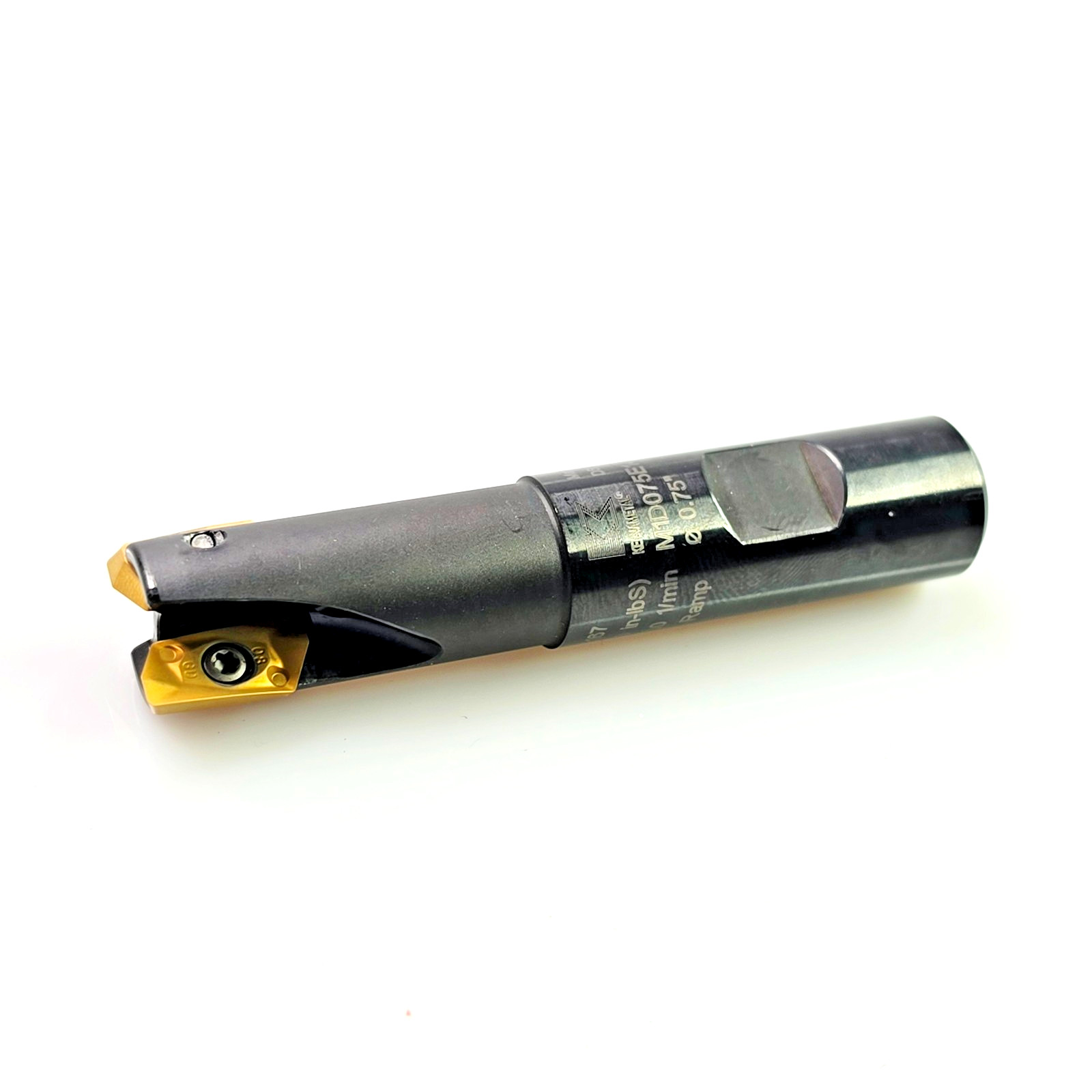 Kennametal 3/4″ M1D075E1402W075L175 0.75″ Indexable End Mill Shoulder Milling