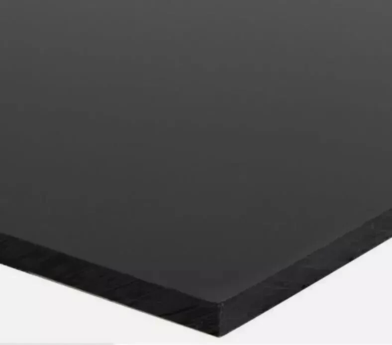 Black Plastic Sheet High Density Polyethylene 1/4″ x 24″ L X 24 Inch W HDPE NEW