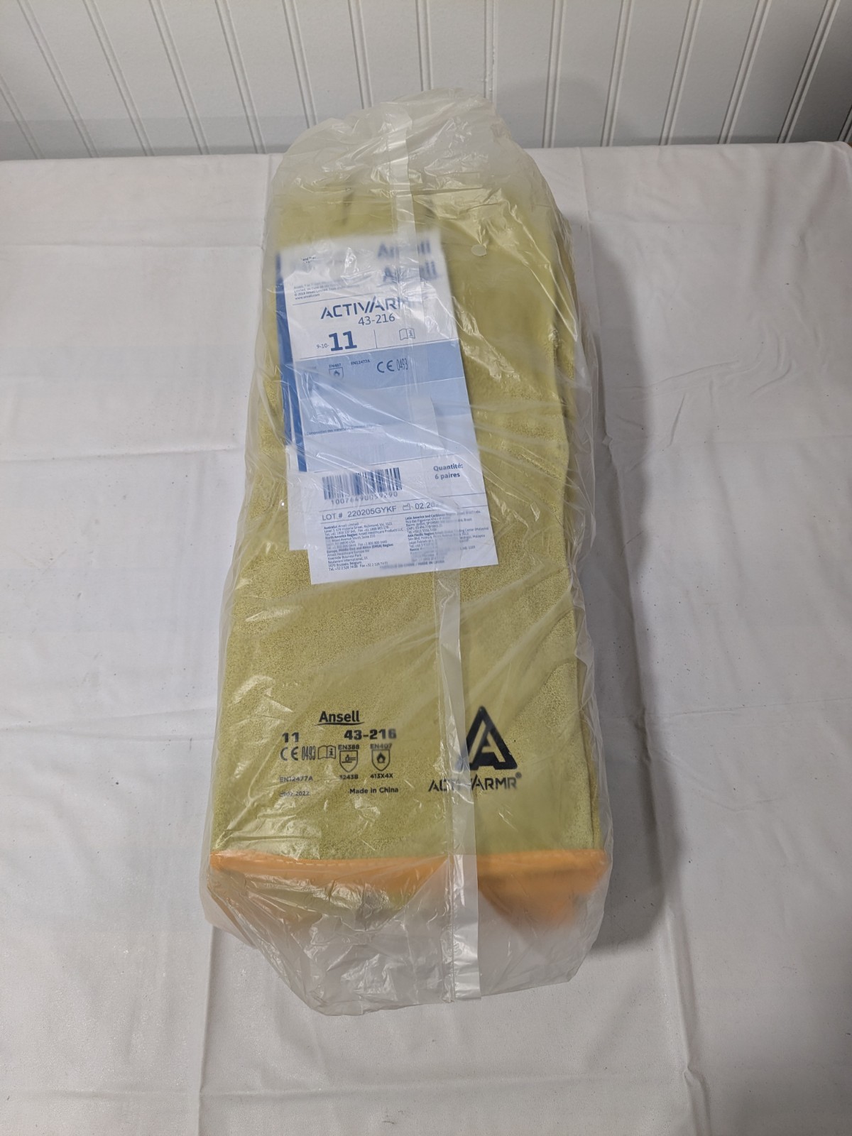 Ansell Welding Gloves: Activarmr WorkGuard Sz 2XL 6 Pairs 43216110