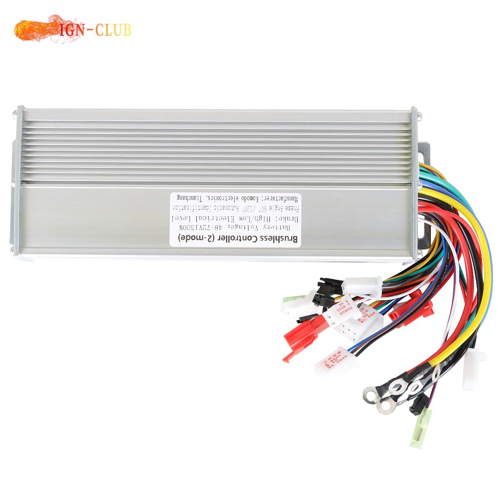 DC Motor Speed Controller For Electric E-bike (48/72V 1500W) Scooter Brushless