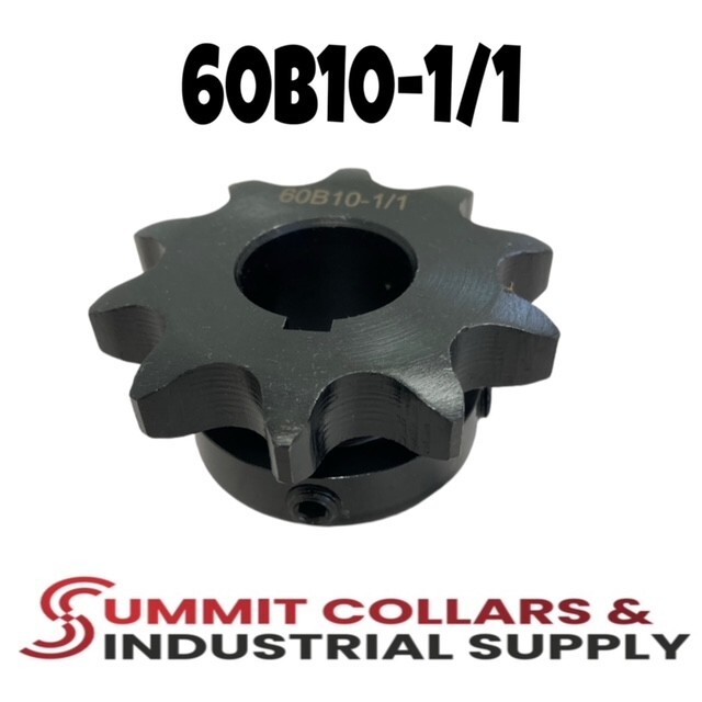 #60 Roller Chain Sprocket B Type 1″ Bore 10 Tooth 60B-10-1/1