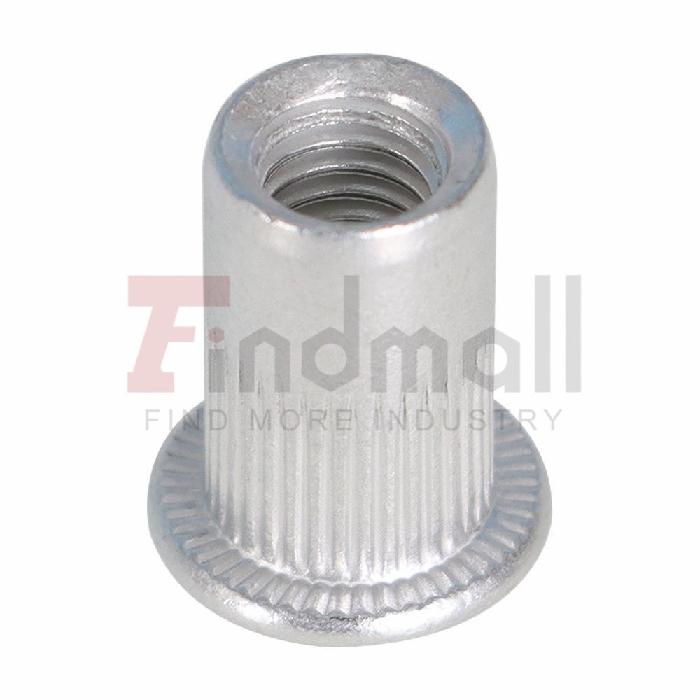 M6 6mm Flat Head Aluminum Rivet Nut rivnut Insert Nut Pack Of 100
