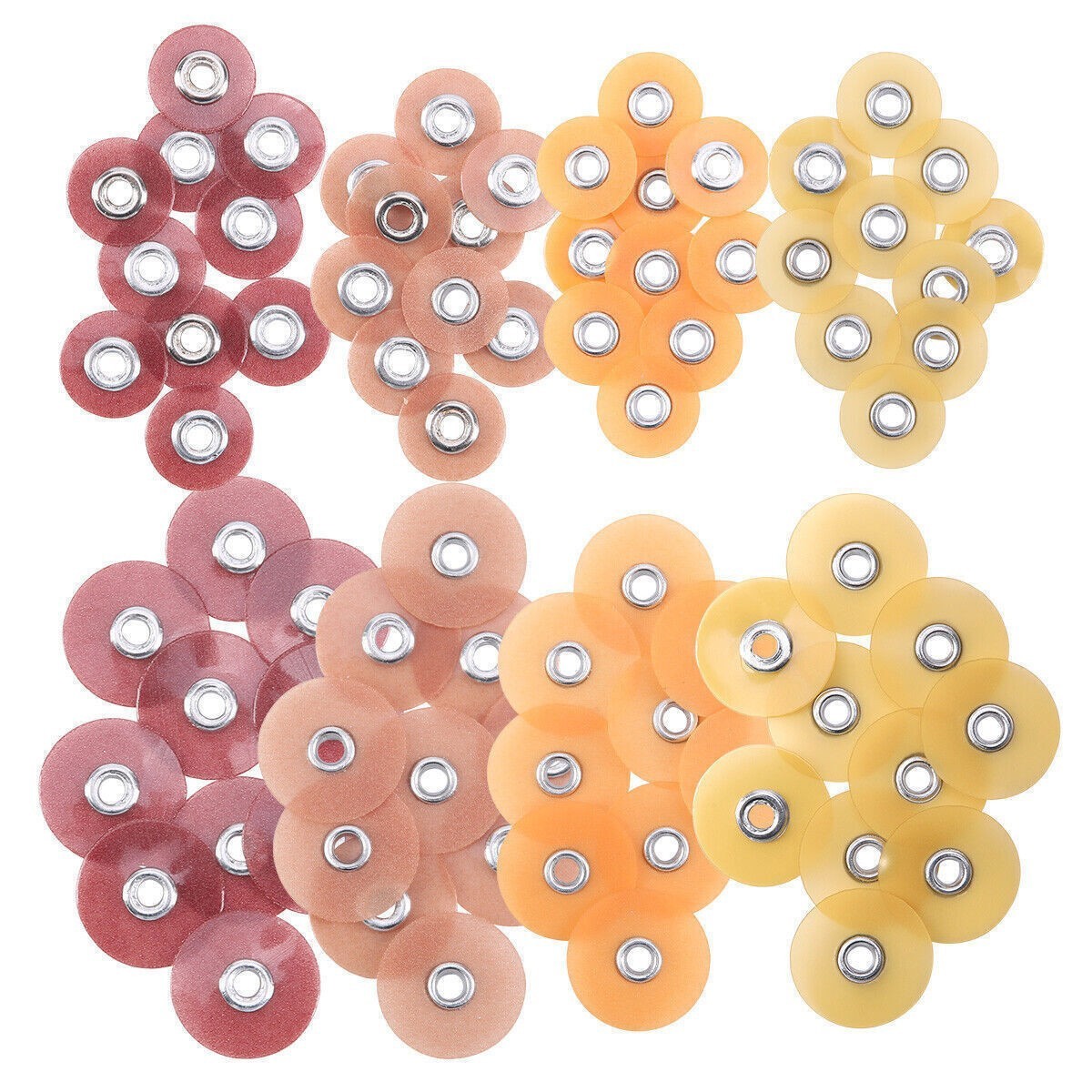 200pcs Dental Superfine Composite Finishing Polishing Discs 12.7mm