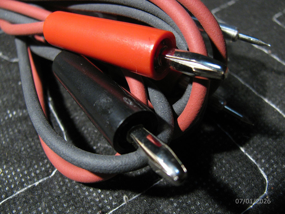 Elwyn Test Lead Set 6625-01-121-0510 Red/Black