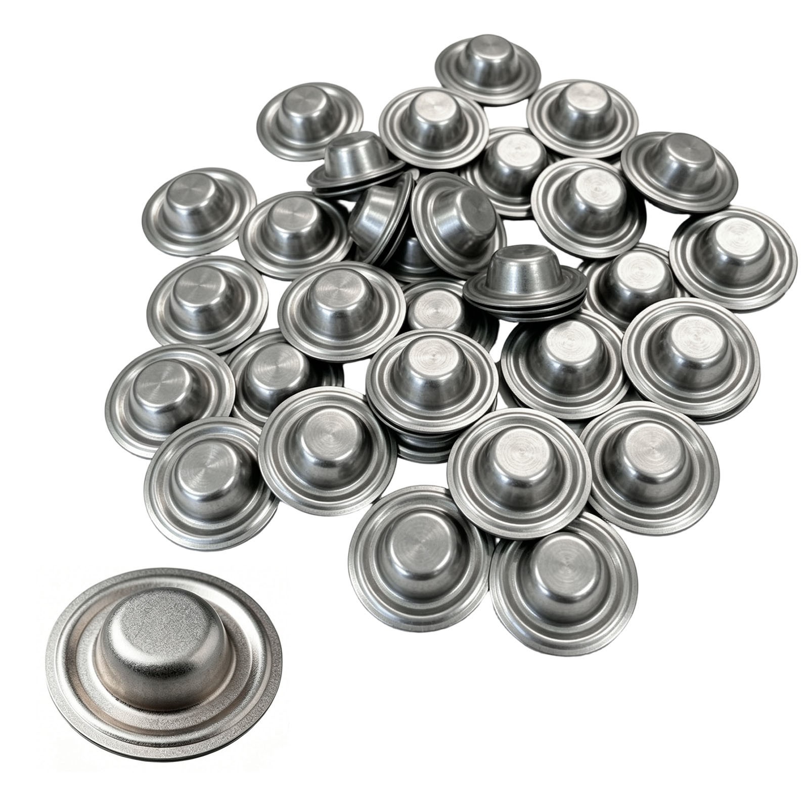 50PCS Aluminum Metal Roof Caps No Screw Removal Watertight Seal for Leaks