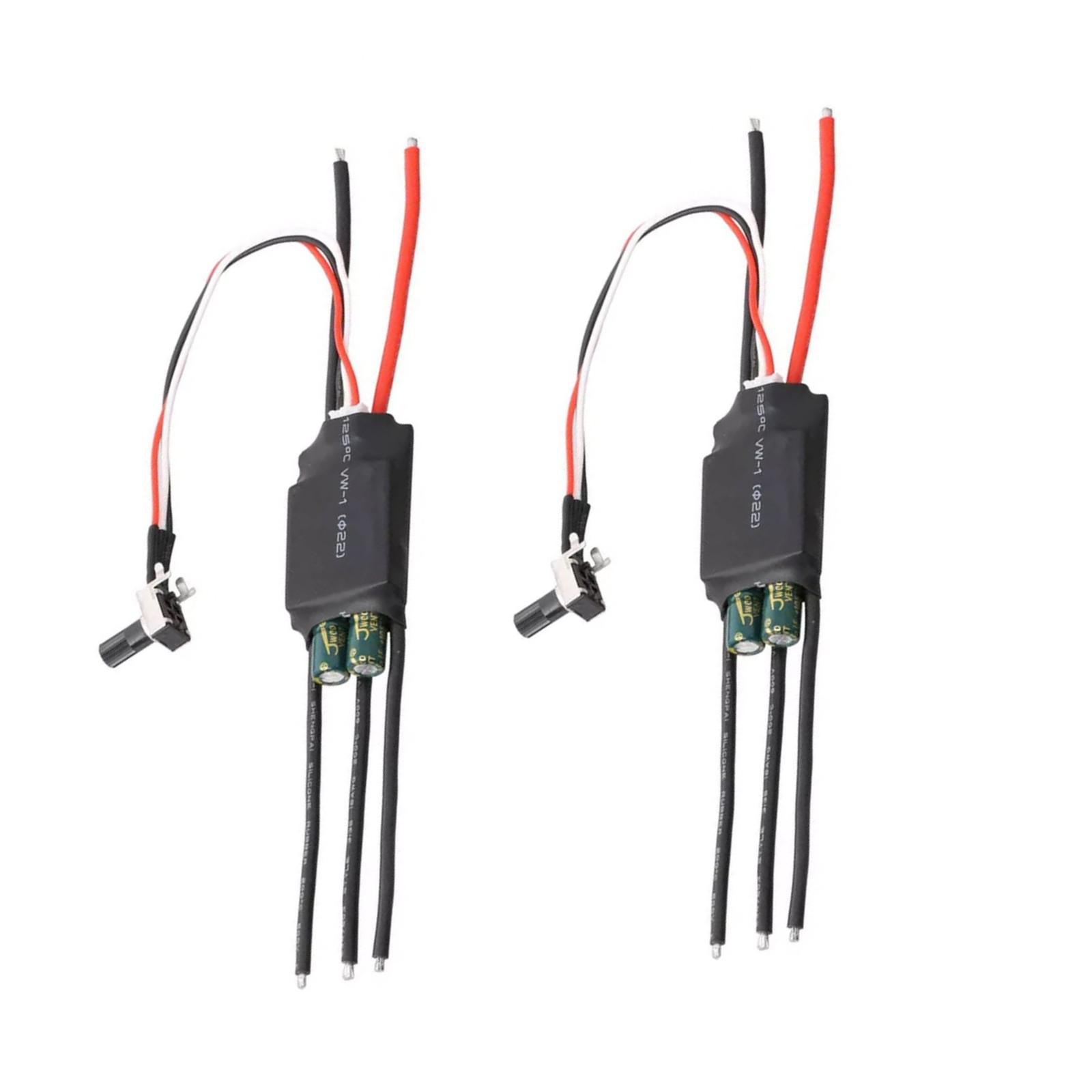 Brushless Motor Driver BLDC ESC Speed Controller 7-24V 200W 2pcs 3-phase