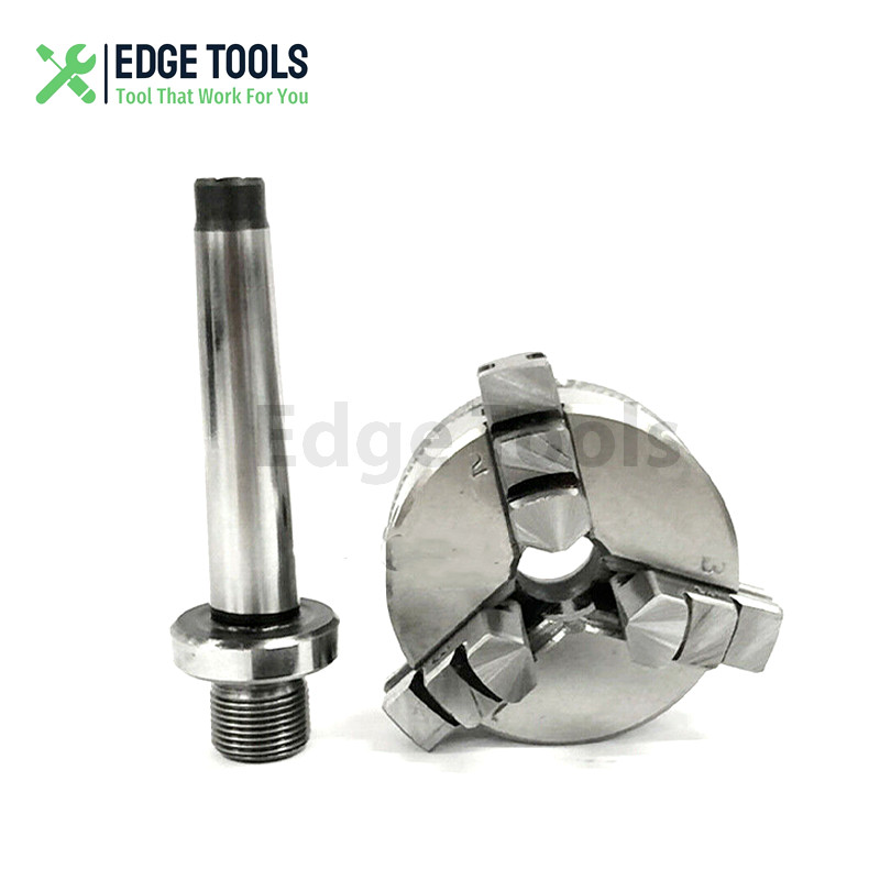 50mm 3Jaw Mini Lathe Chuck 2″ Inch Mount M14x1 Baby 1MT Shank MT1 Drawbar M6x1