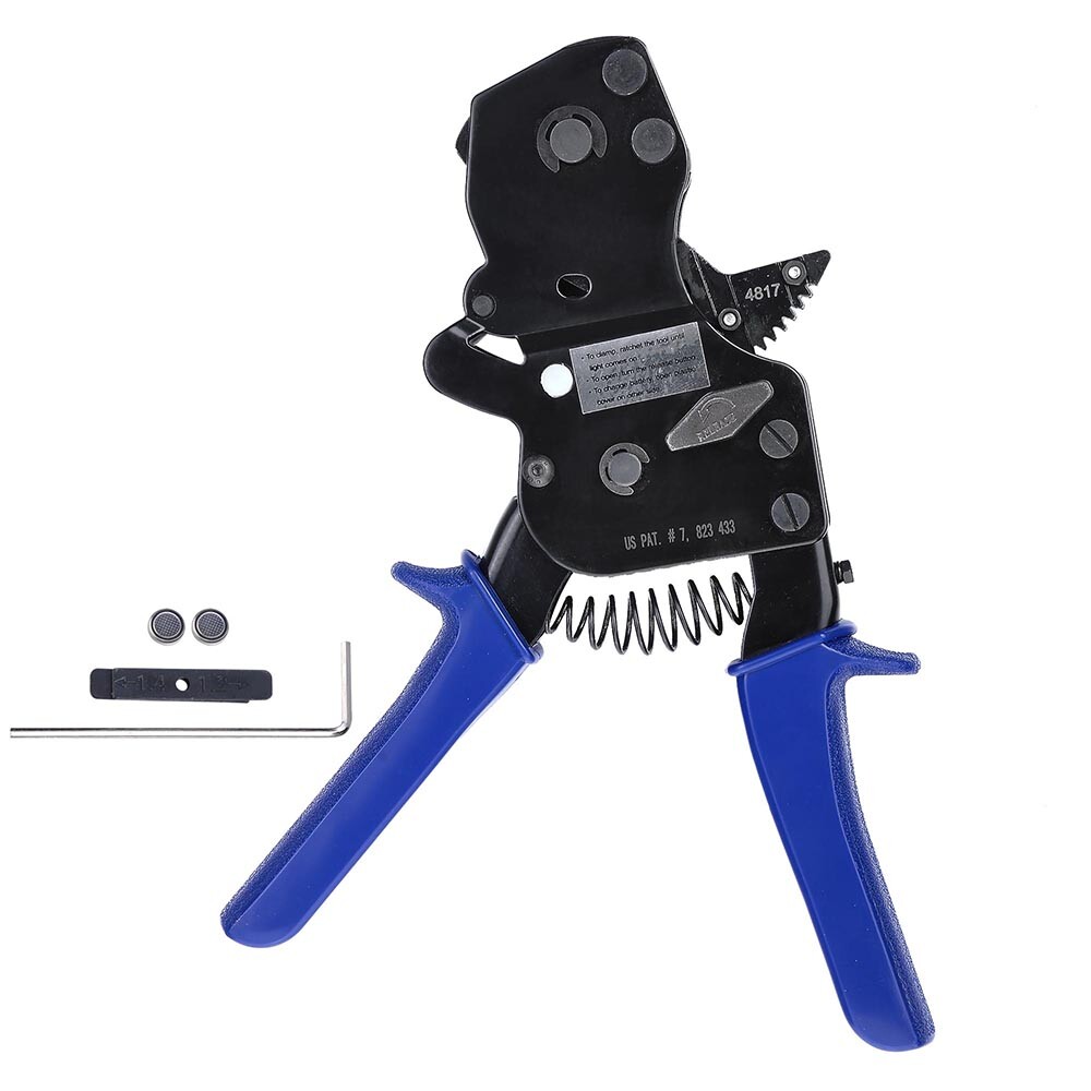 PEX One Hand Cinch Clamp Tool Ratchet Clamping Pinch Wrench Crimper 3/8″ to 1″