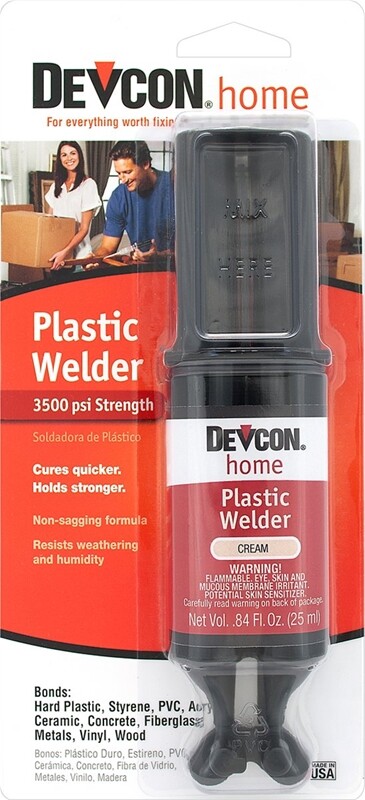 NEW DEVCON 22045 CREAM FRESH 2 PART PLASTIC WELDER EPOXY WATERPROOF ADHESIVE