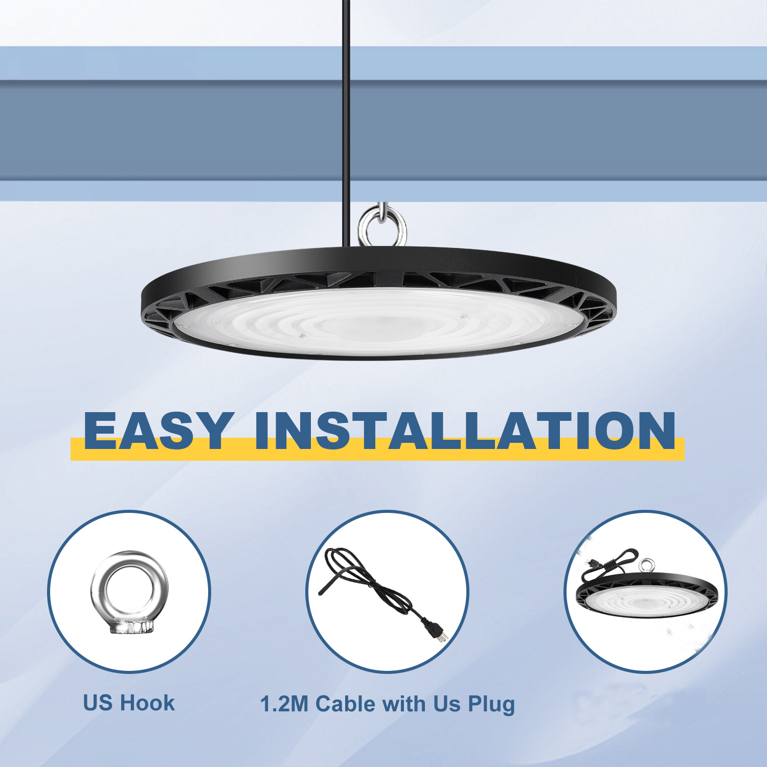 20x 100W UFO Led High Bay Light Industrial Commercial Factory Warehouse 90-277V
