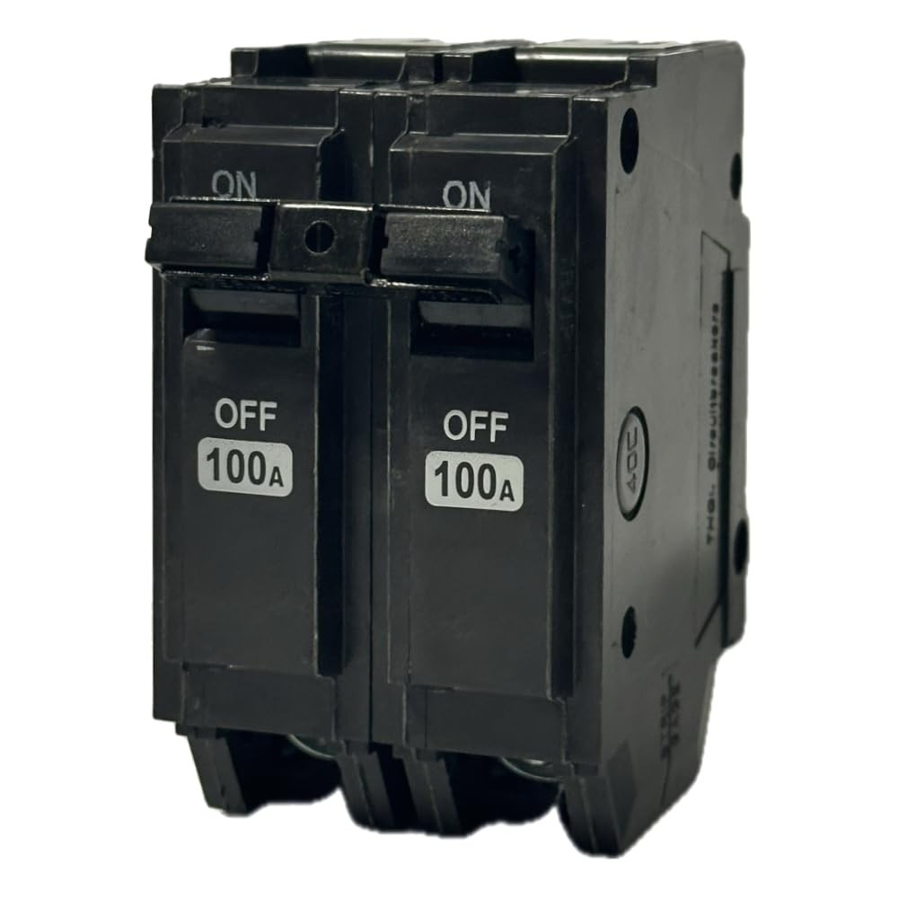 THQL21100 100A Double Pole Circuit Breaker Amp Double Pole 120/240 VAC Breaker